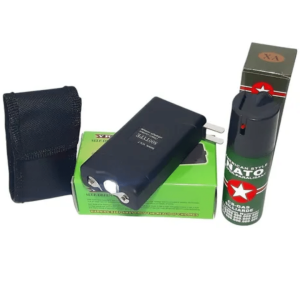 Gas Pimienta Taser Linterna Promo Comb
