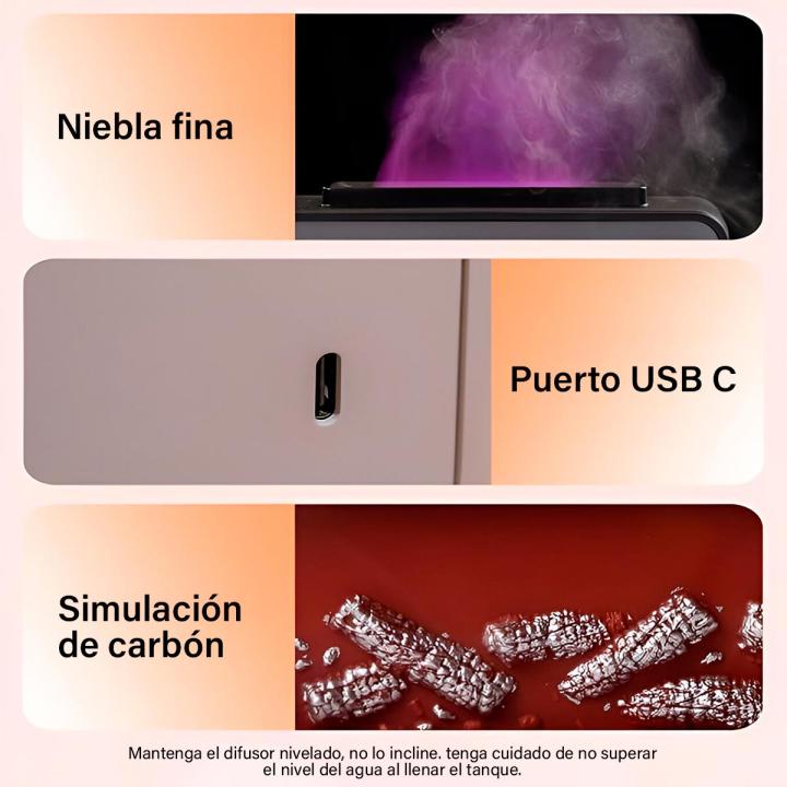 Humidificador Chimenea Led La0646
