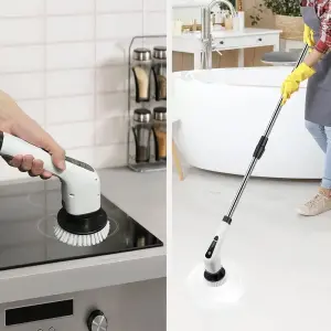 Cepillo De Limpieza Inalambrico 9 En 1