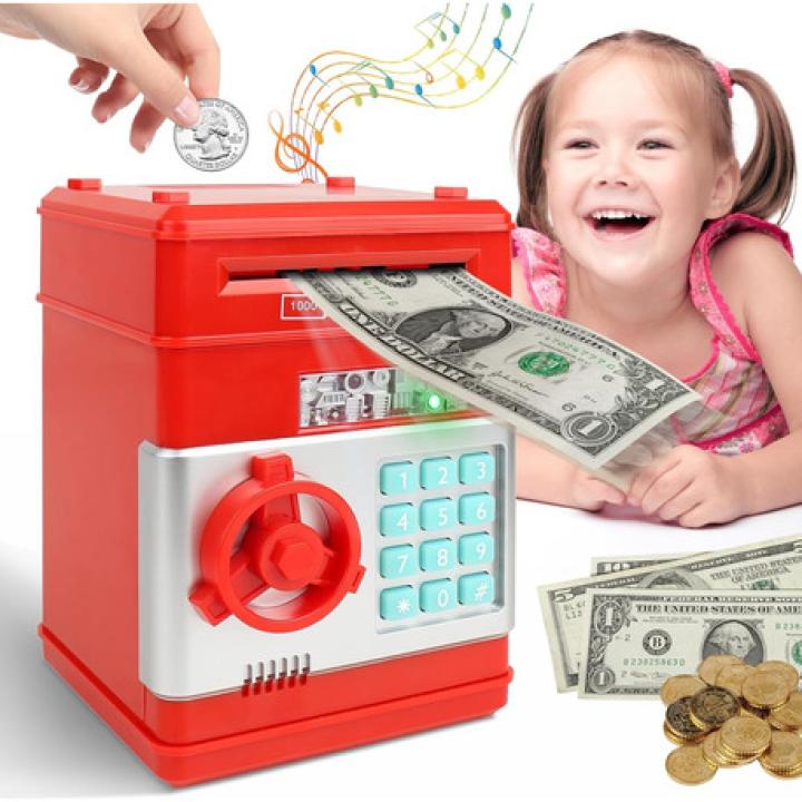 Alcancia Electrica Infantil Caja Fuerte