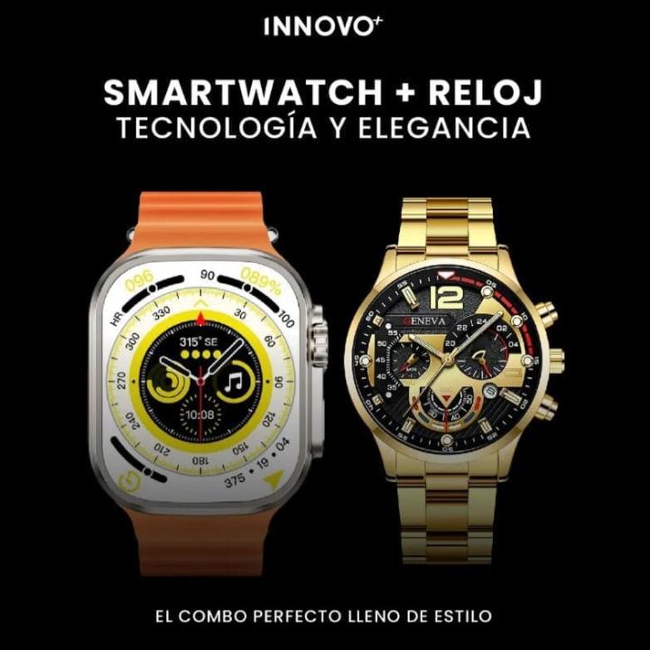 Combo 5 en uno Smartwatch Contesta Inteligente A100