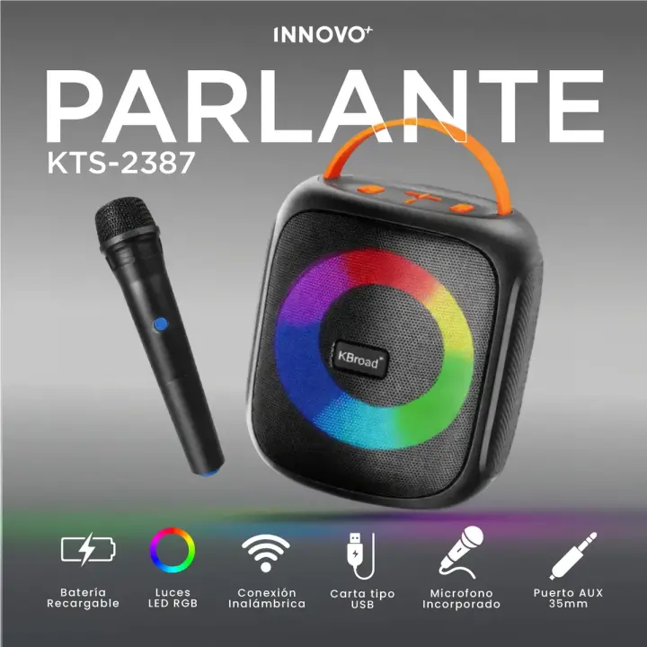 Parlante Bluetooth Karaoke Kts2387