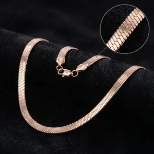 Cadena Egipcia Oro rosa Oro Laminado 18k