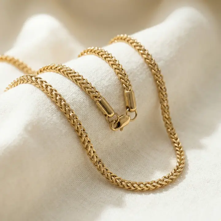 Cadena Franco Oro Laminado