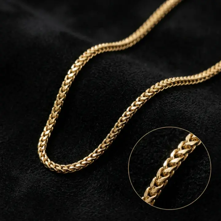 Cadena Franco Oro Laminado