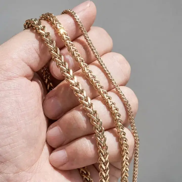 Cadena Franco Oro Laminado